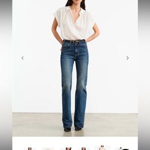 NILI LOTAN ivory Normandy top size small, new with tags